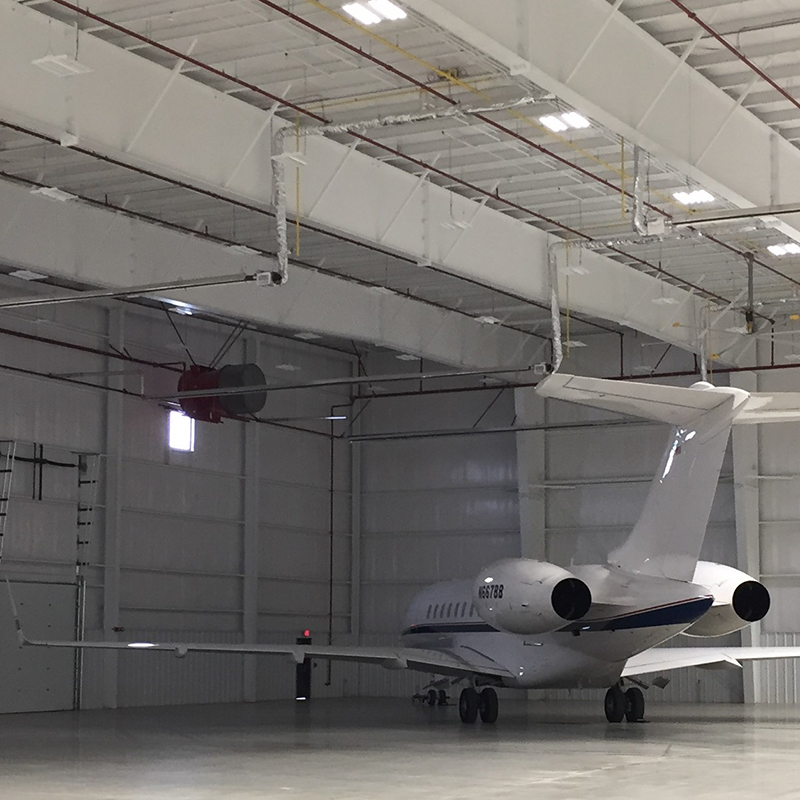 TAC Hangar, Bradley Airport - Infrared